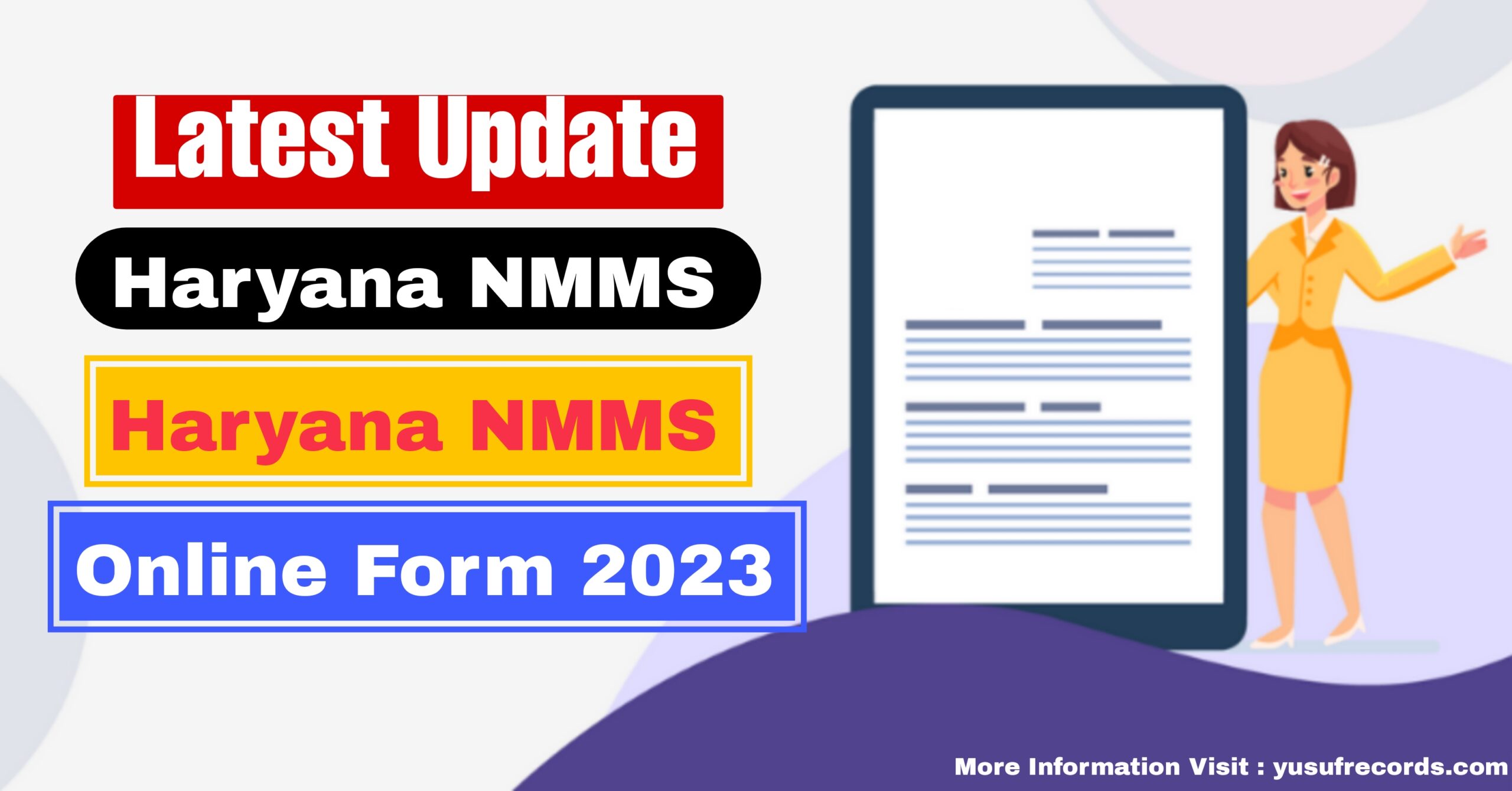 Haryana NMMS Scholarship Exam Admit Card